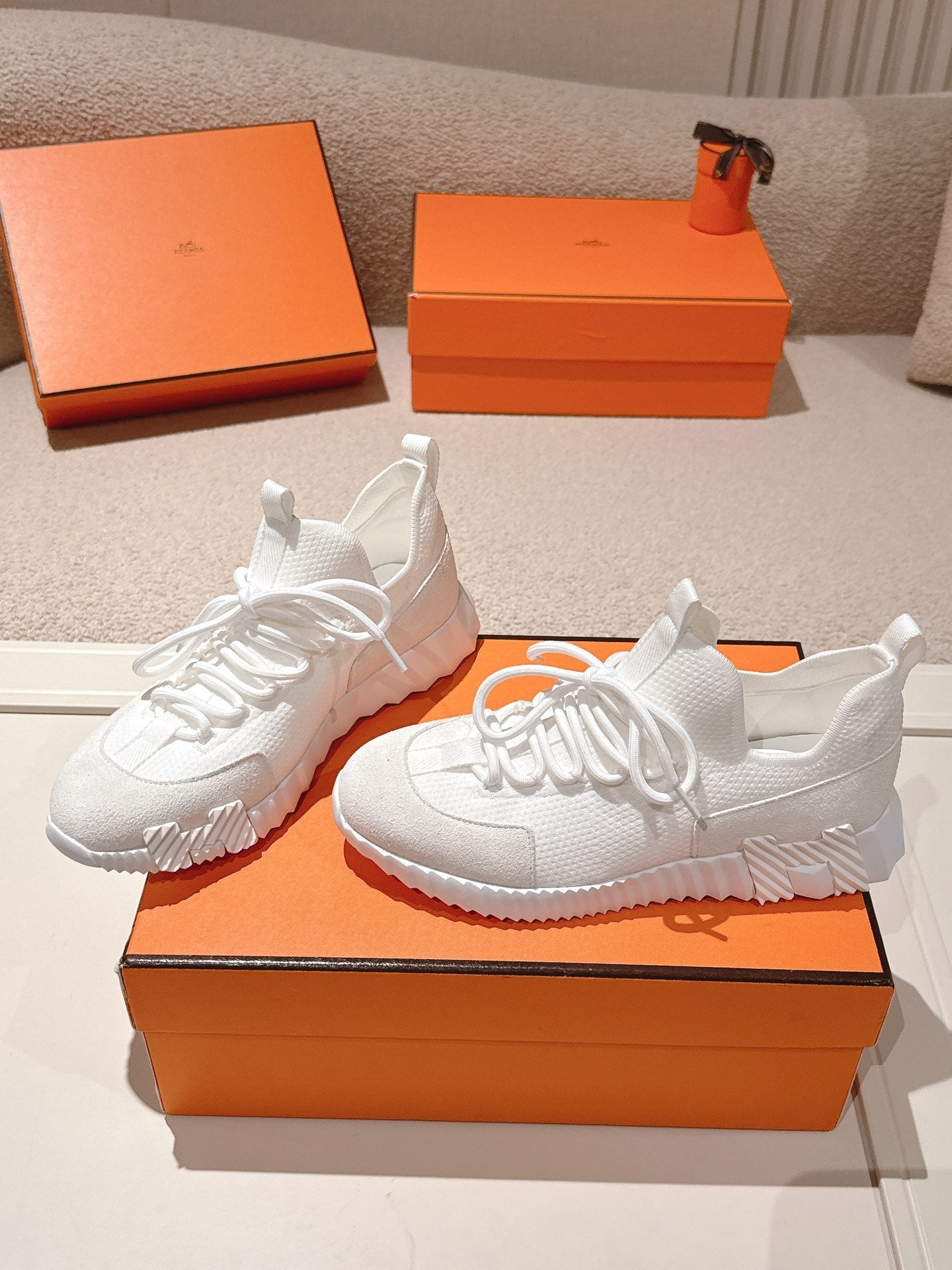 Hermès Classic Couple's Casual Sneakers