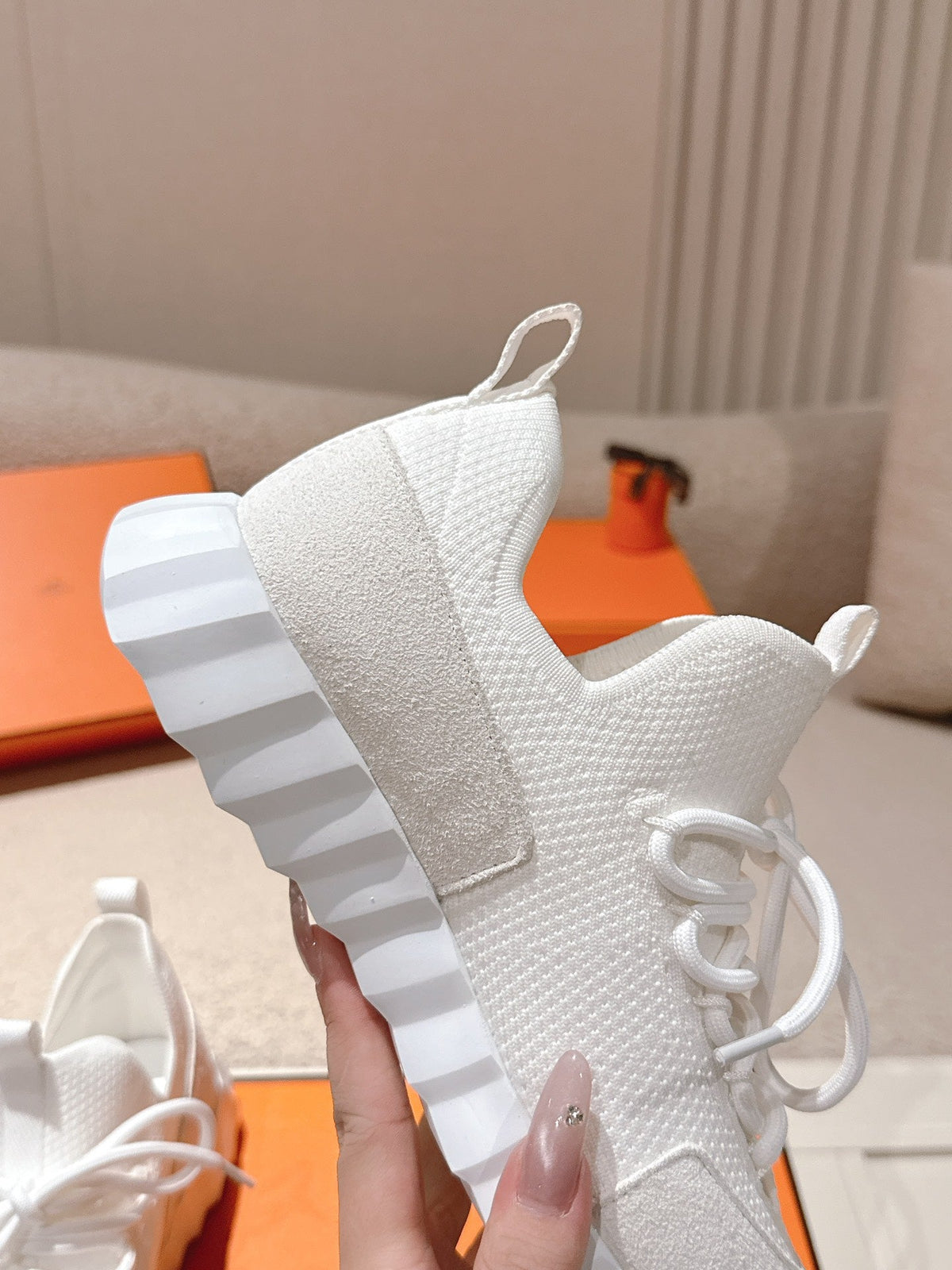 Hermès Classic Couple's Casual Sneakers