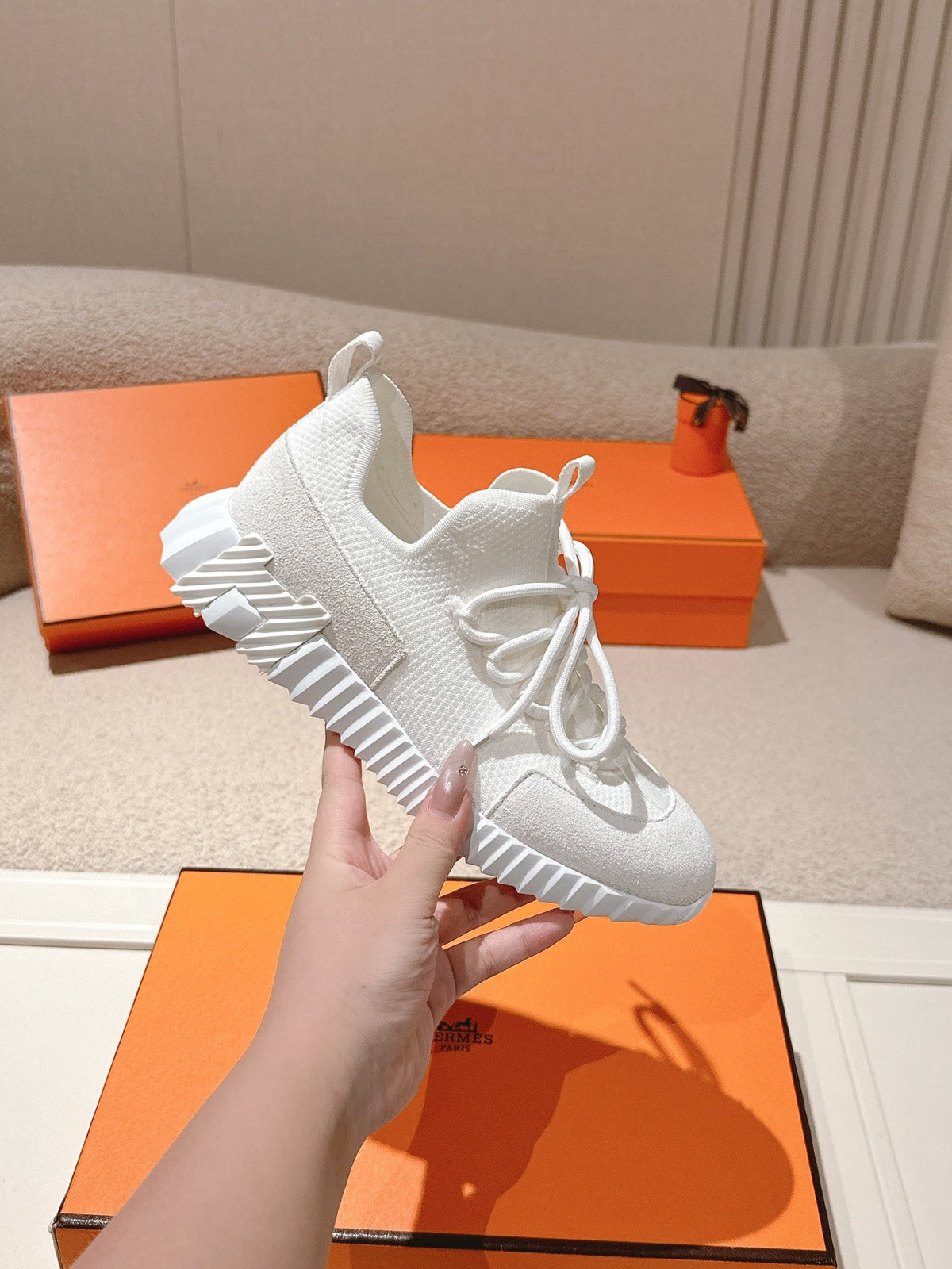 Hermès Classic Couple's Casual Sneakers