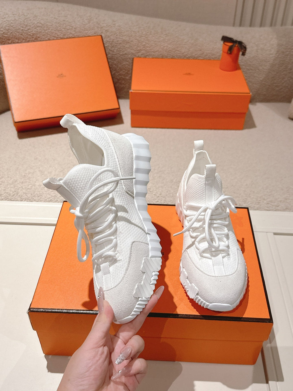 Hermès Classic Couple's Casual Sneakers