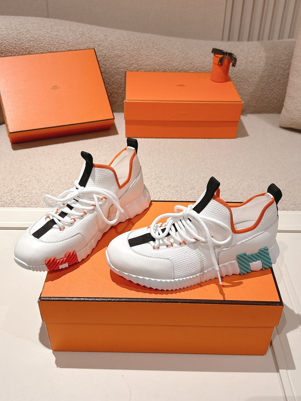 Hermès Classic Couple's Casual Sneakers
