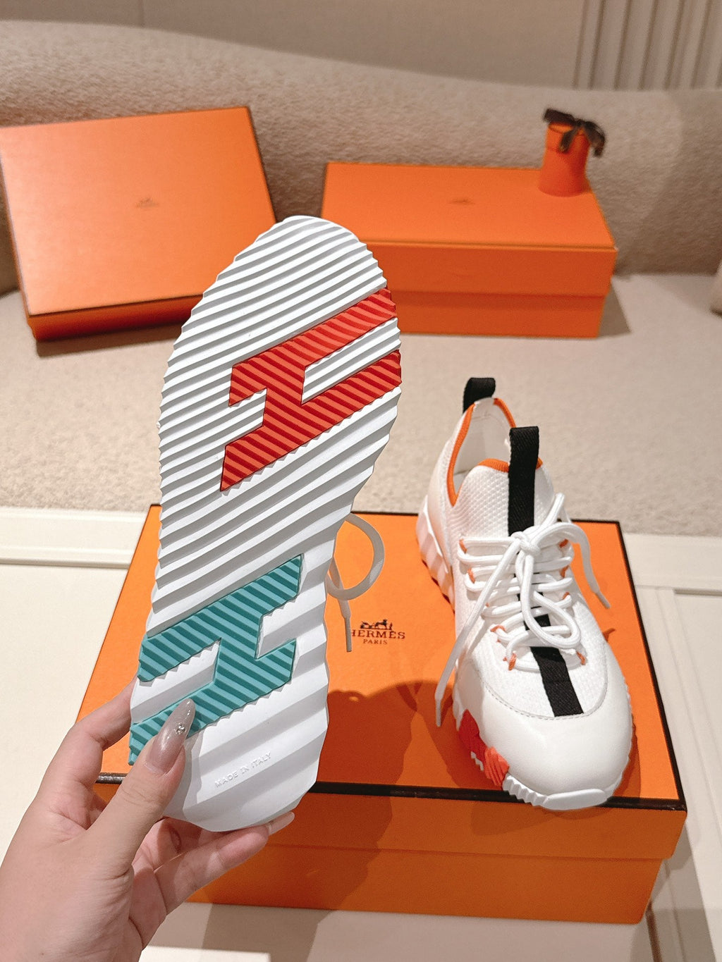 Hermès Classic Couple's Casual Sneakers
