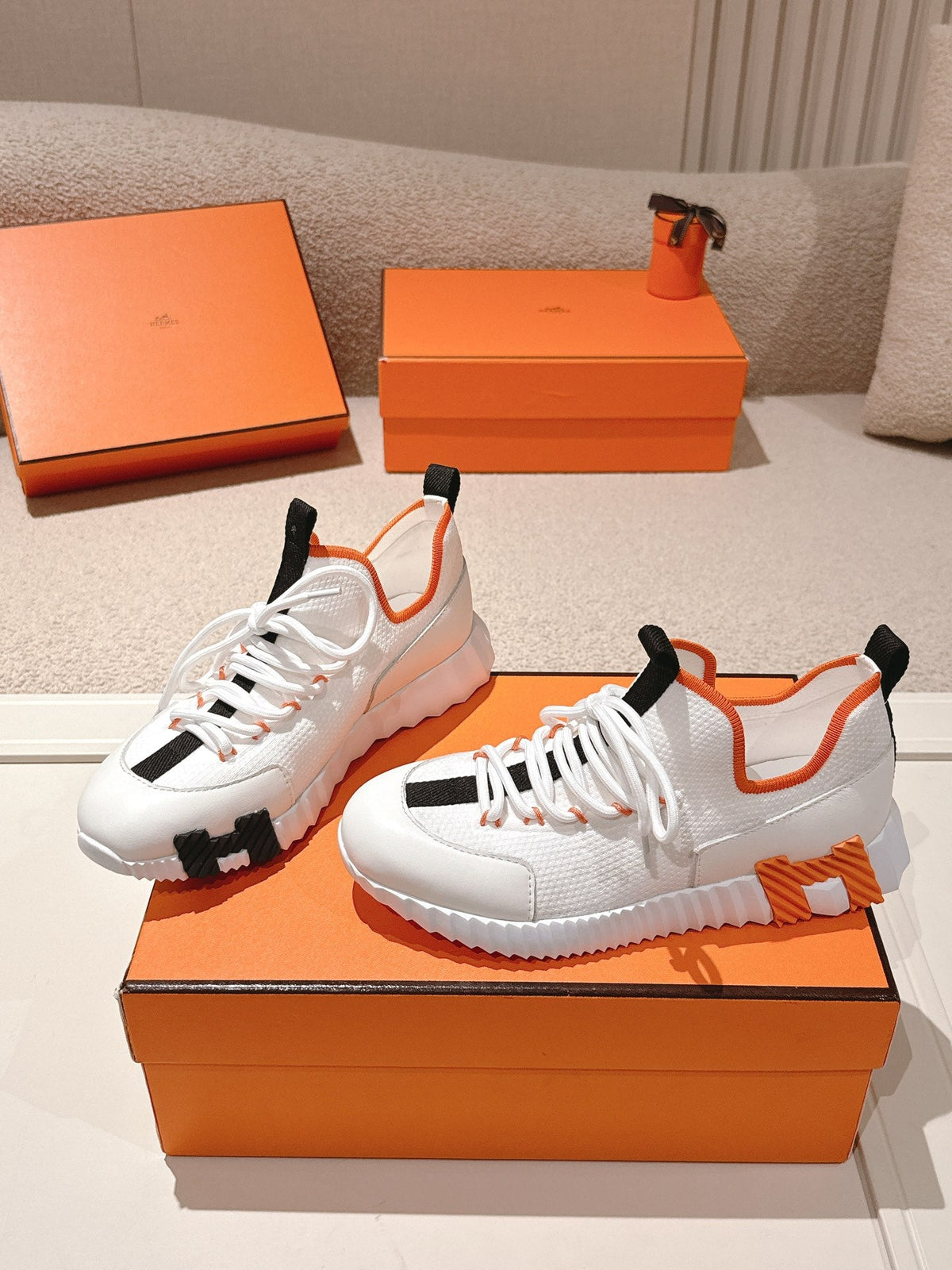 Hermès Classic Couple's Casual Sneakers