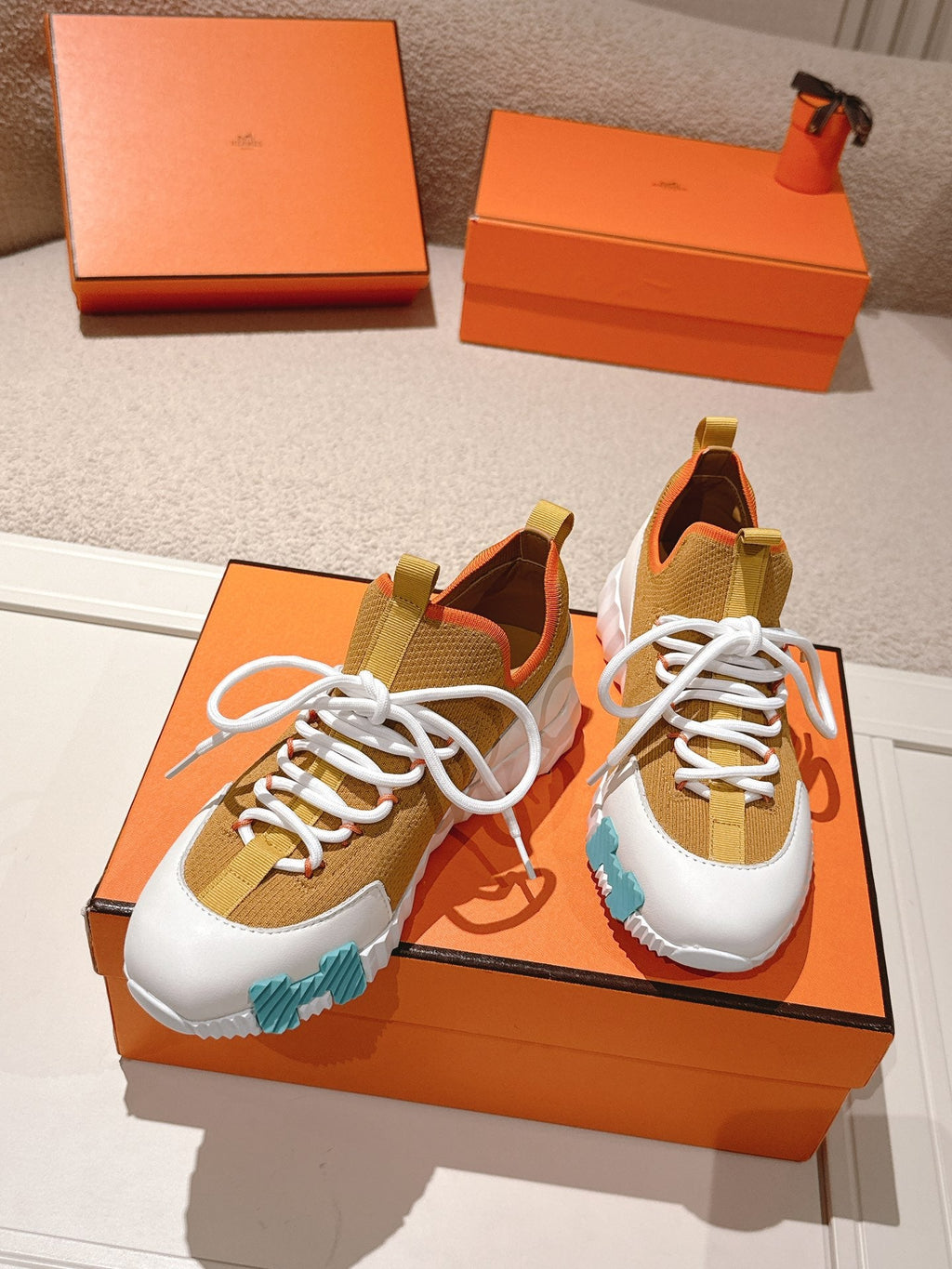 Hermès Classic Couple's Casual Sneakers
