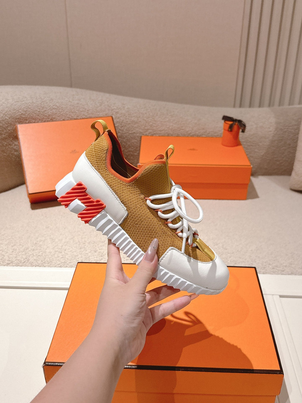 Hermès Classic Couple's Casual Sneakers