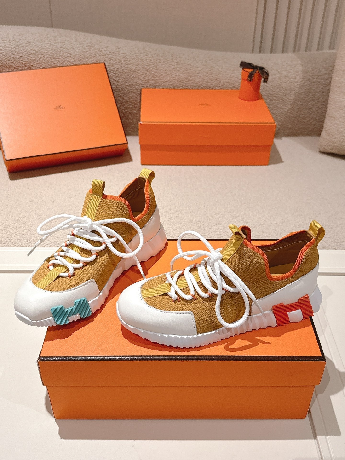 Hermès Classic Couple's Casual Sneakers