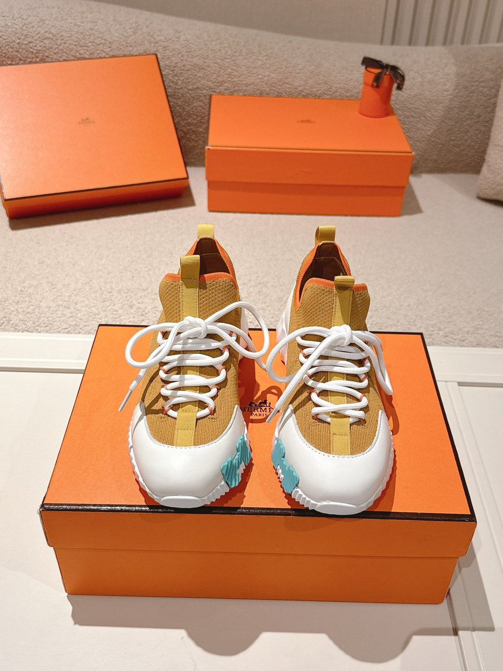 Hermès Classic Couple's Casual Sneakers
