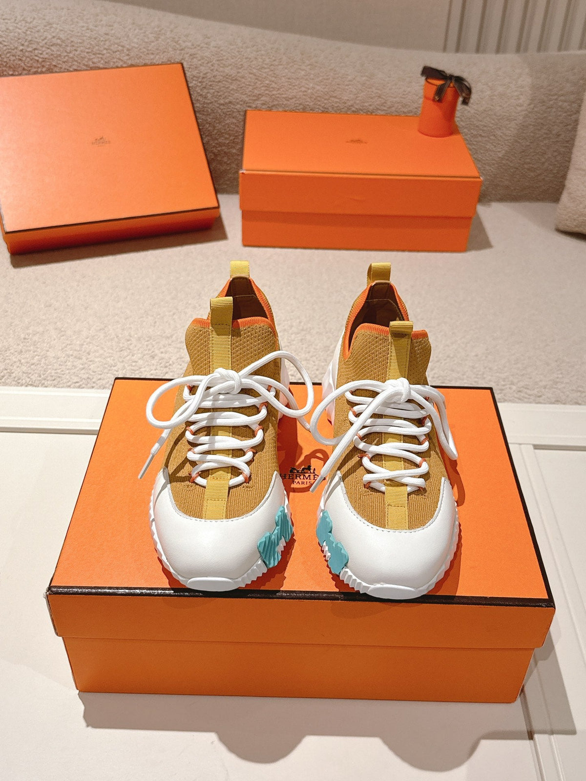 Hermès Classic Couple's Casual Sneakers