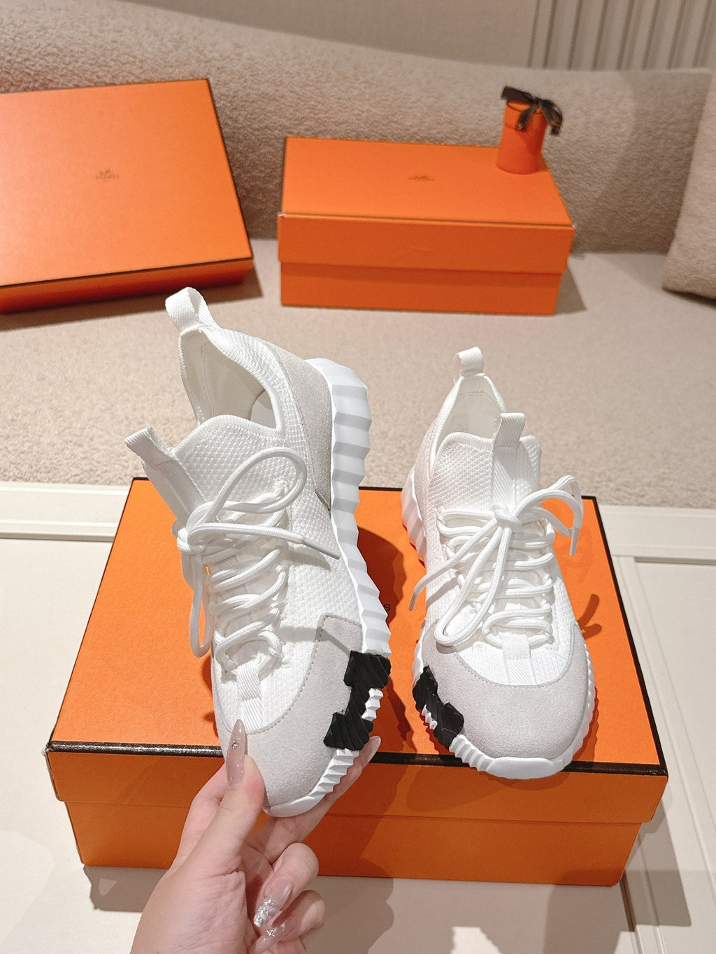 Hermès Classic Couple's Casual Sneakers