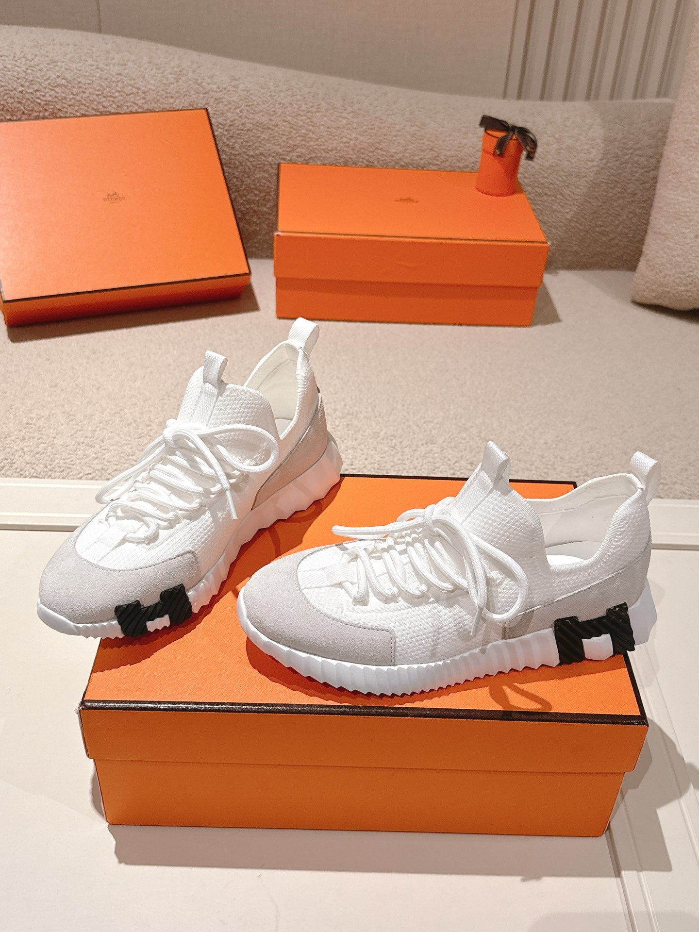Hermès Classic Couple's Casual Sneakers