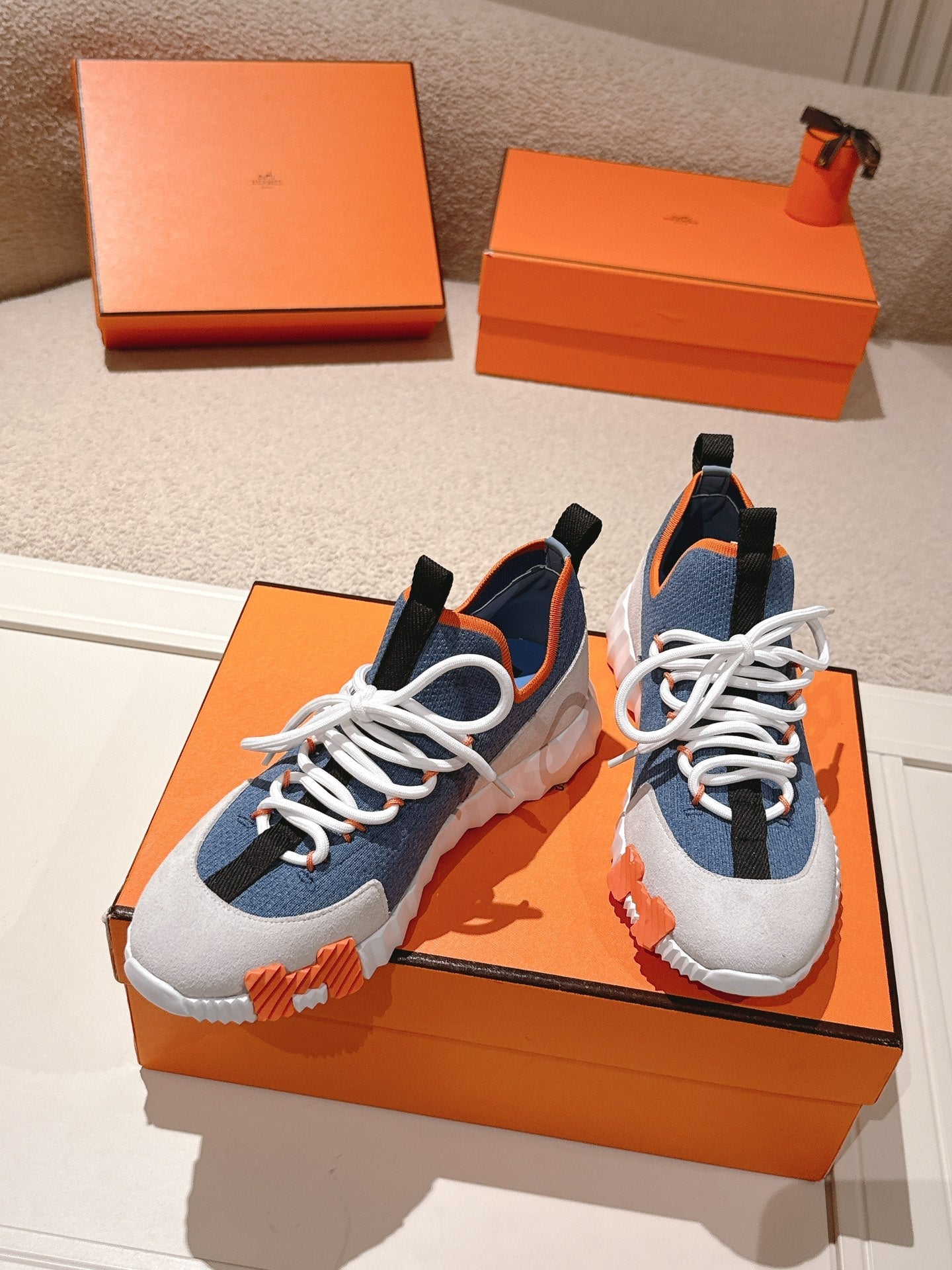 Hermès Classic Couple's Casual Sneakers