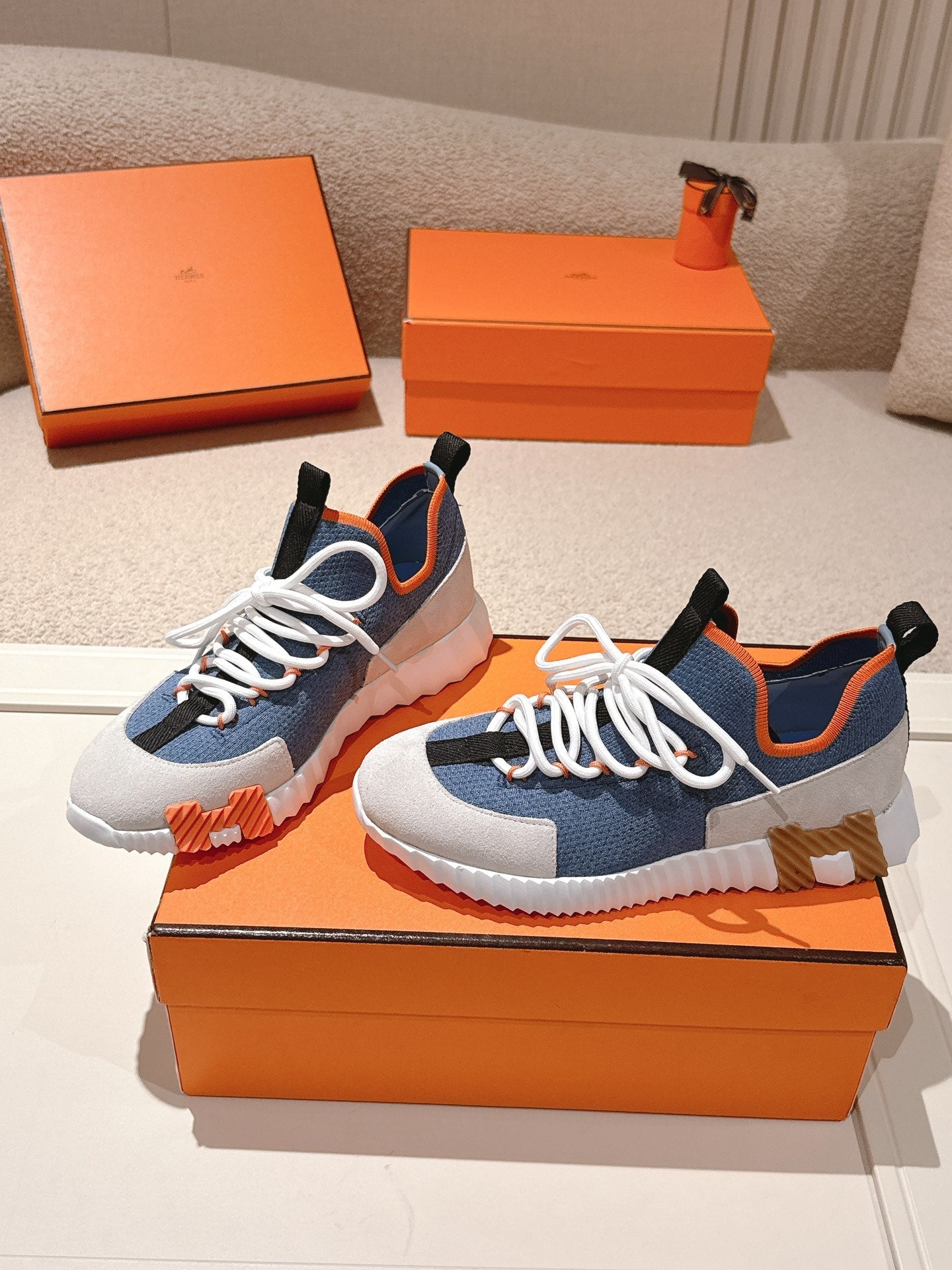 Hermès Classic Couple's Casual Sneakers