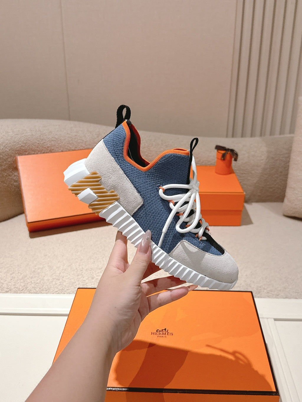 Hermès Classic Couple's Casual Sneakers