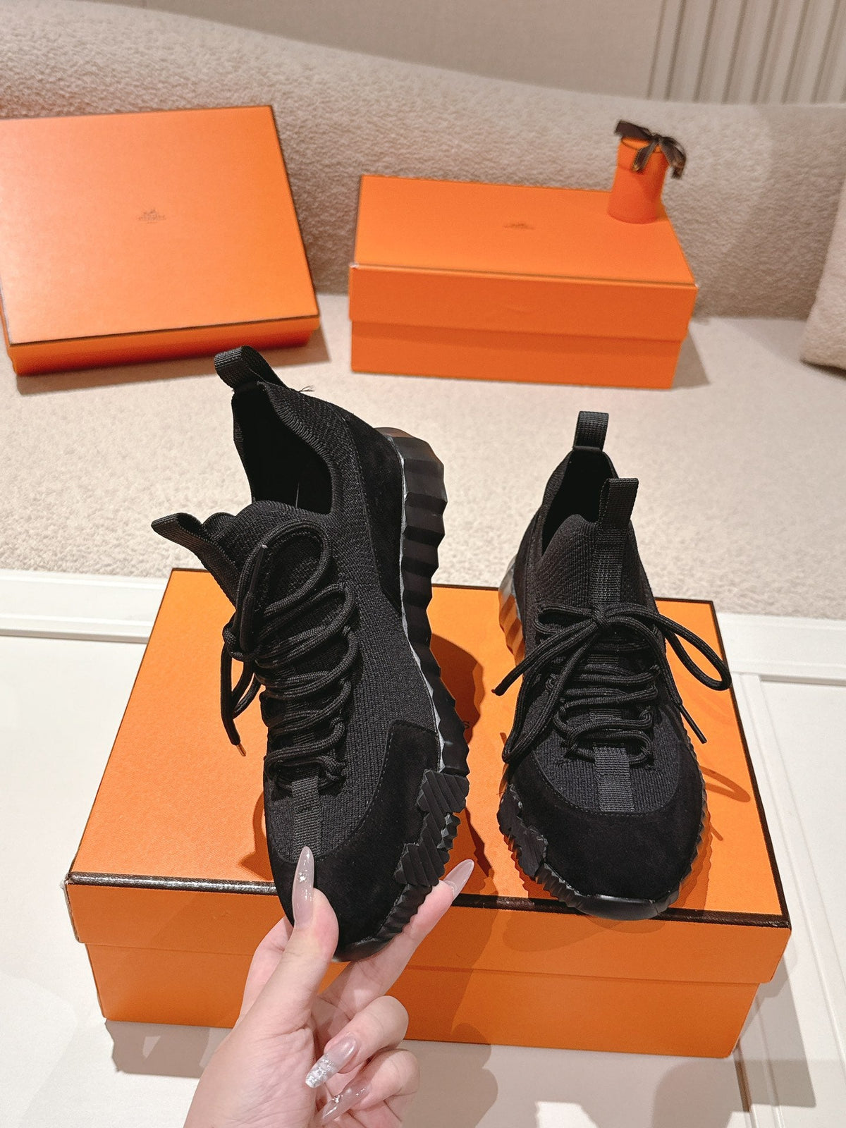 Hermès Classic Couple's Casual Sneakers