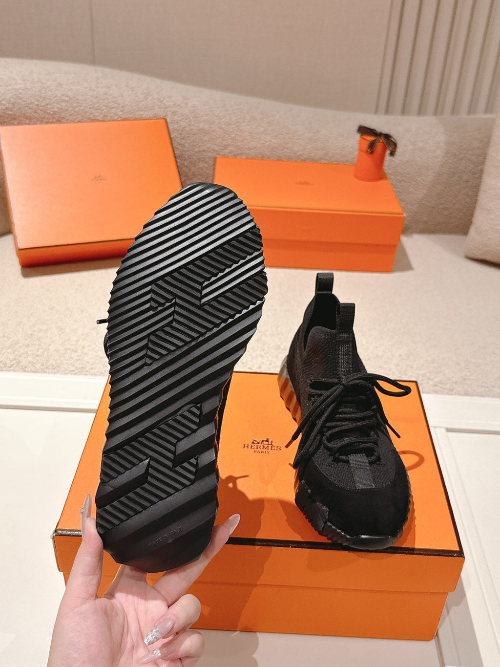 Hermès Classic Couple's Casual Sneakers