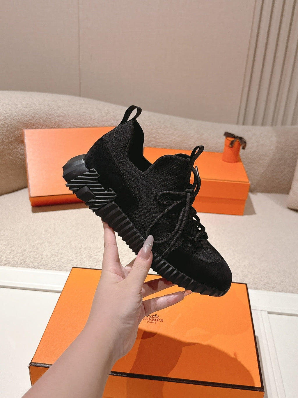 Hermès Classic Couple's Casual Sneakers
