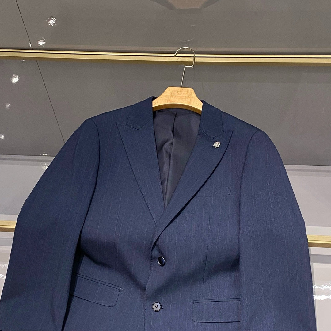 Loro Piana Men's Blue Striped Suit Set – 25FW