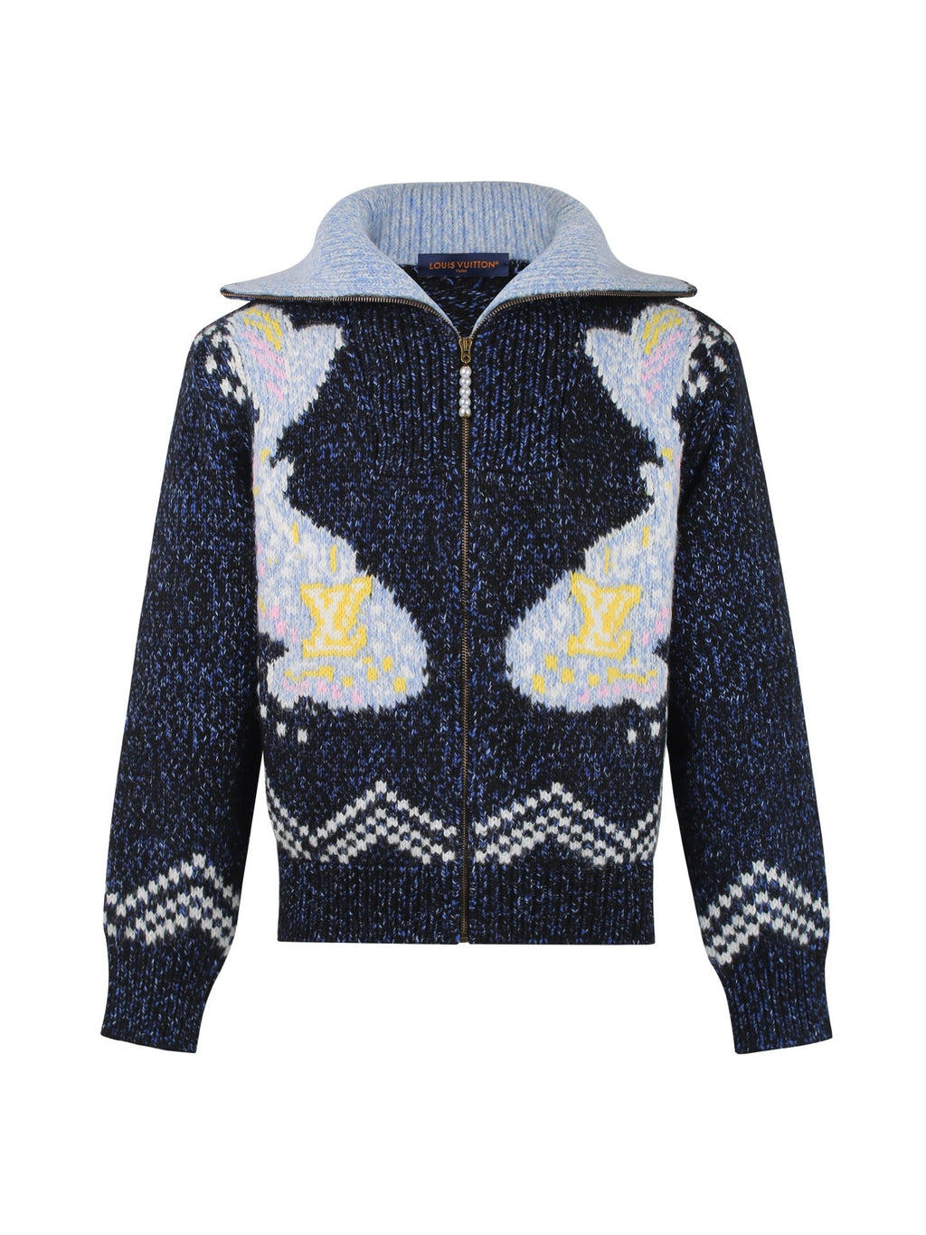 Louis Vuitton Mohair Knit Zipper Cardigan – 25SS