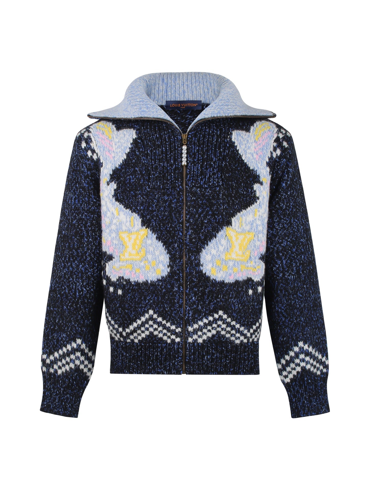 Louis Vuitton Mohair Knit Zipper Cardigan – 25SS