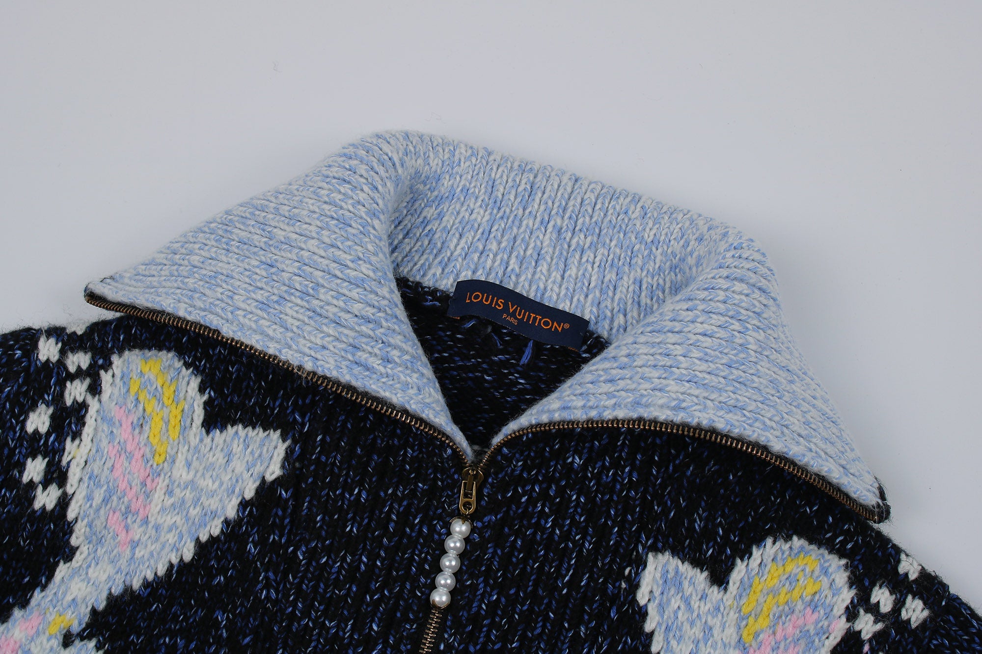 Louis Vuitton Mohair Knit Zipper Cardigan – 25SS