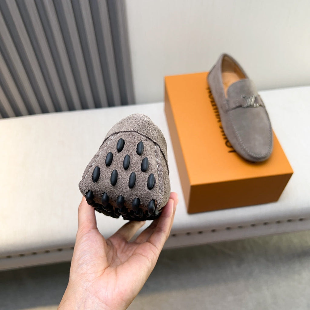 Louis Vuitton Pebbled Leather Driving Shoes
