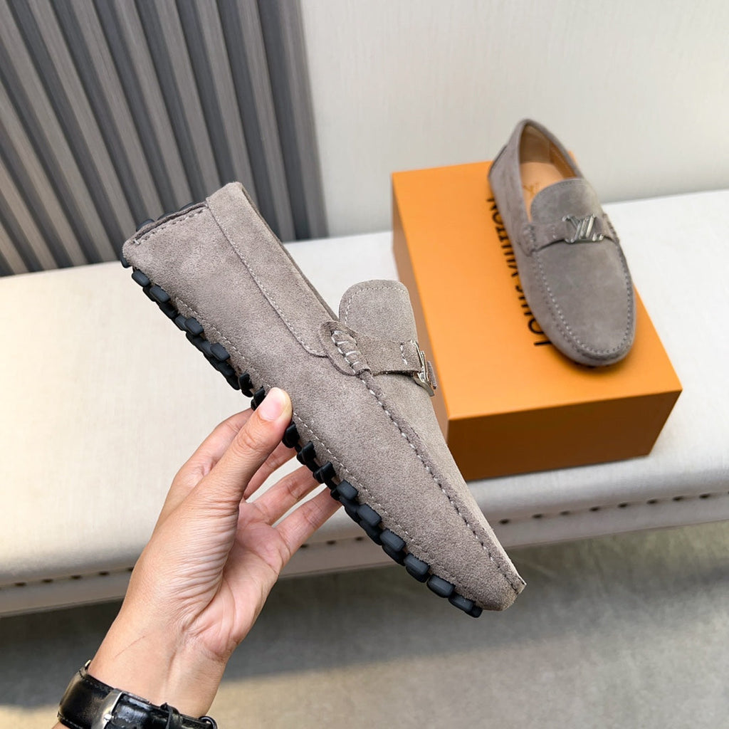 Louis Vuitton Pebbled Leather Driving Shoes