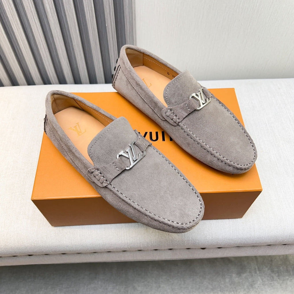 Louis Vuitton Pebbled Leather Driving Shoes