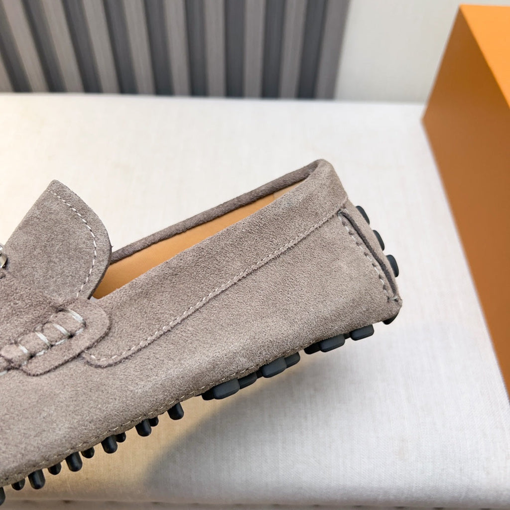 Louis Vuitton Pebbled Leather Driving Shoes