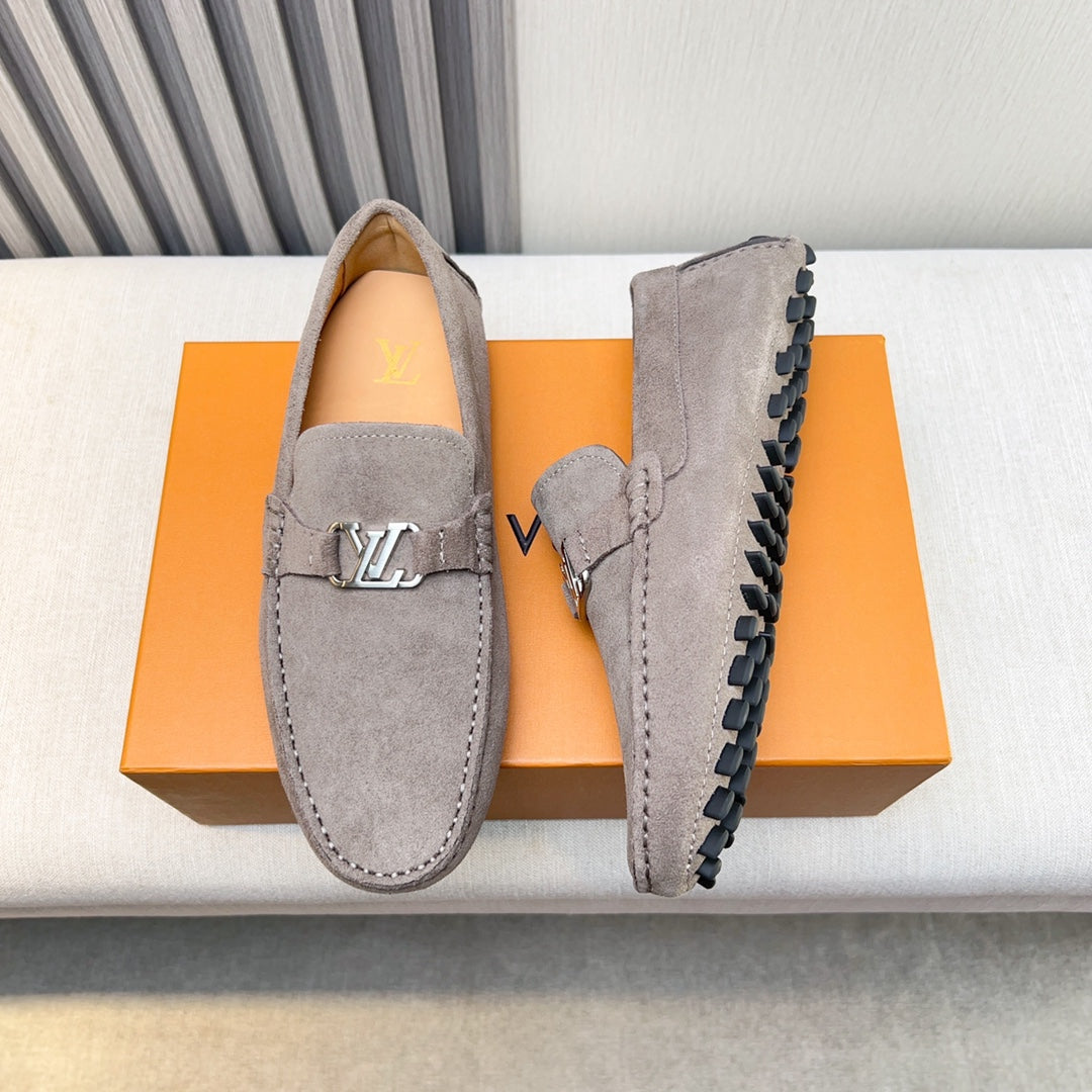 Louis Vuitton Pebbled Leather Driving Shoes