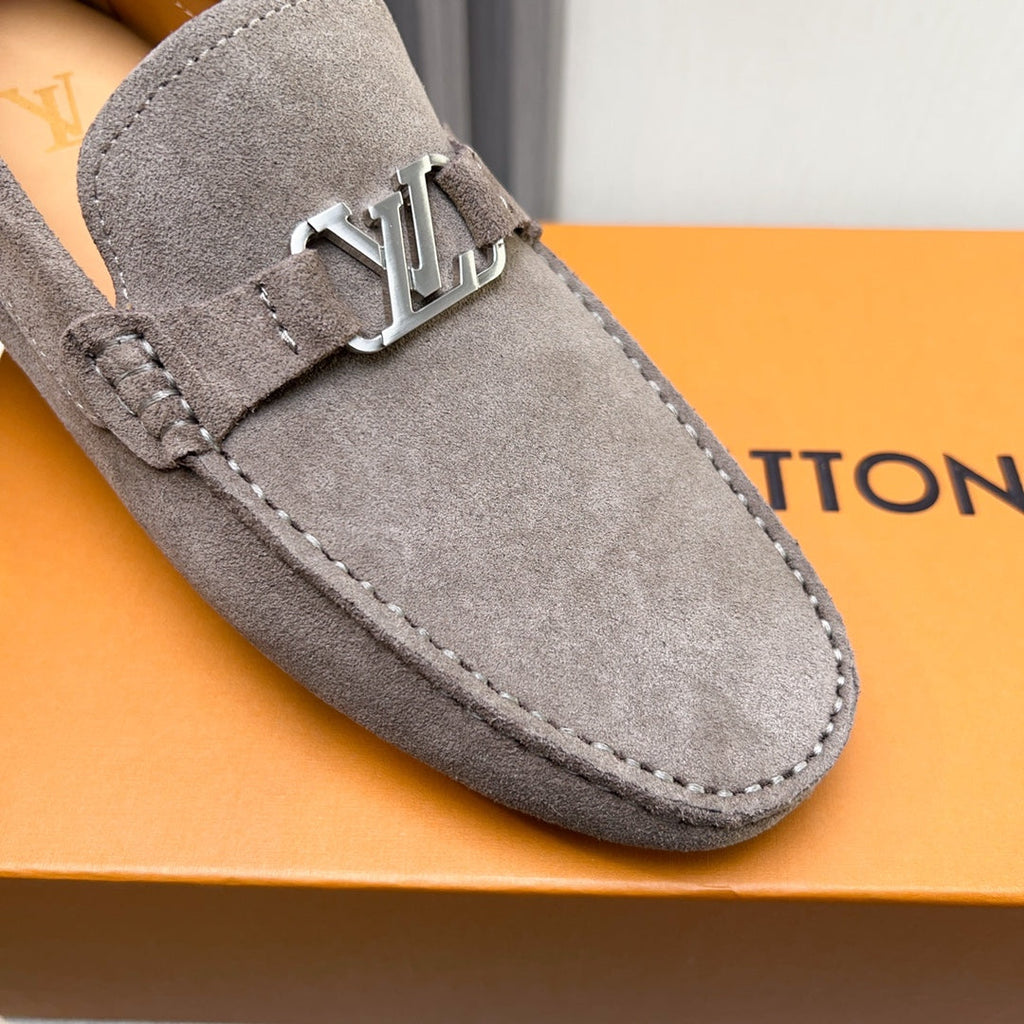 Louis Vuitton Pebbled Leather Driving Shoes