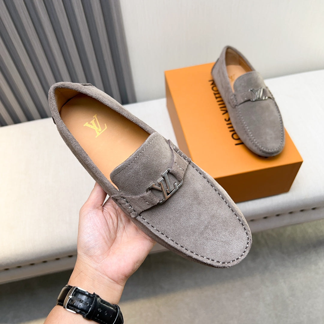 Louis Vuitton Pebbled Leather Driving Shoes