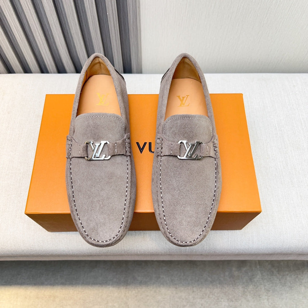Louis Vuitton Pebbled Leather Driving Shoes