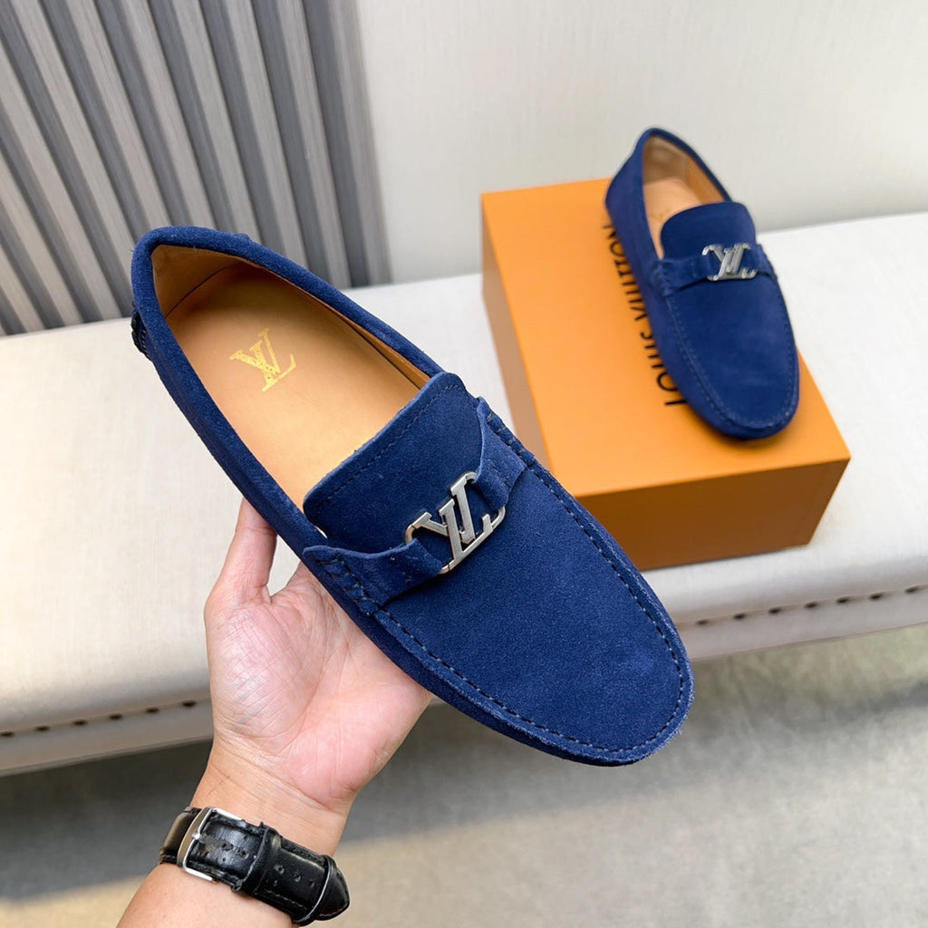 Louis Vuitton Pebbled Leather Driving Shoes