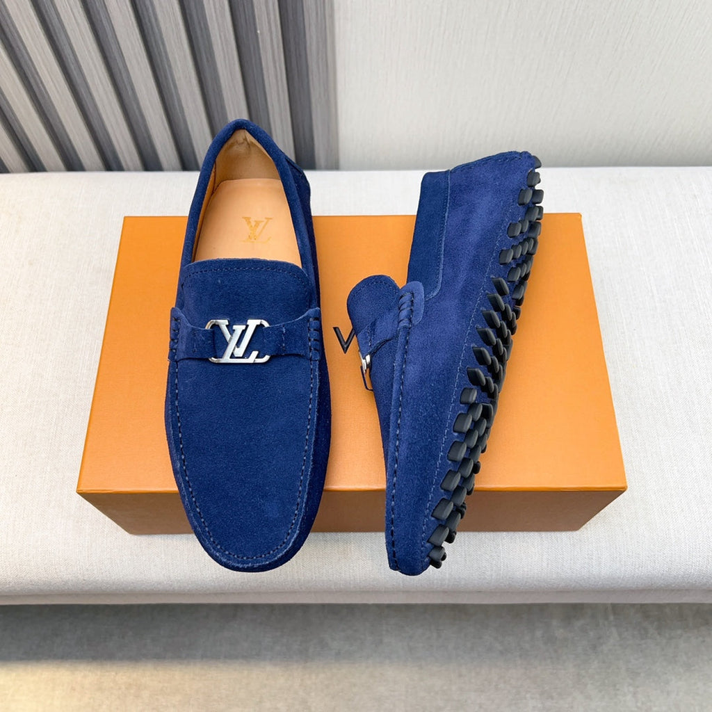 Louis Vuitton Pebbled Leather Driving Shoes