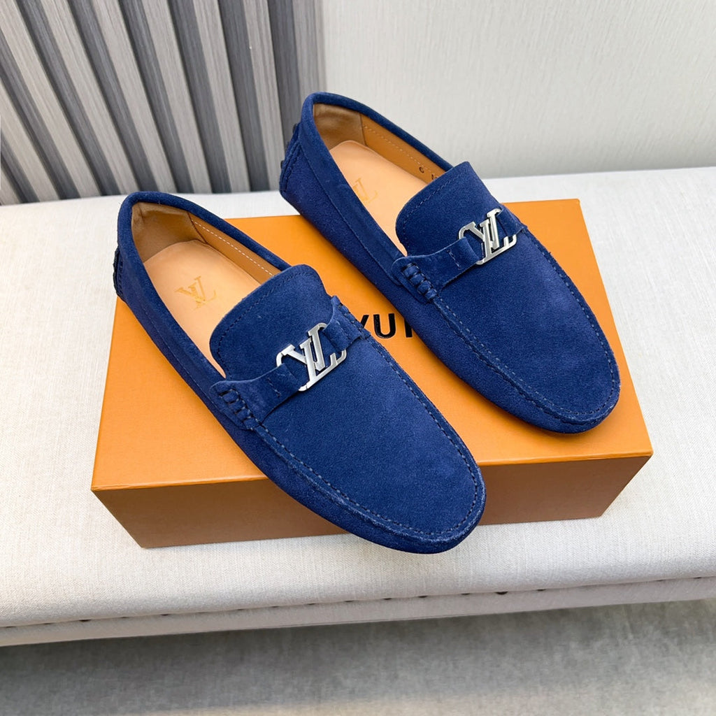 Louis Vuitton Pebbled Leather Driving Shoes