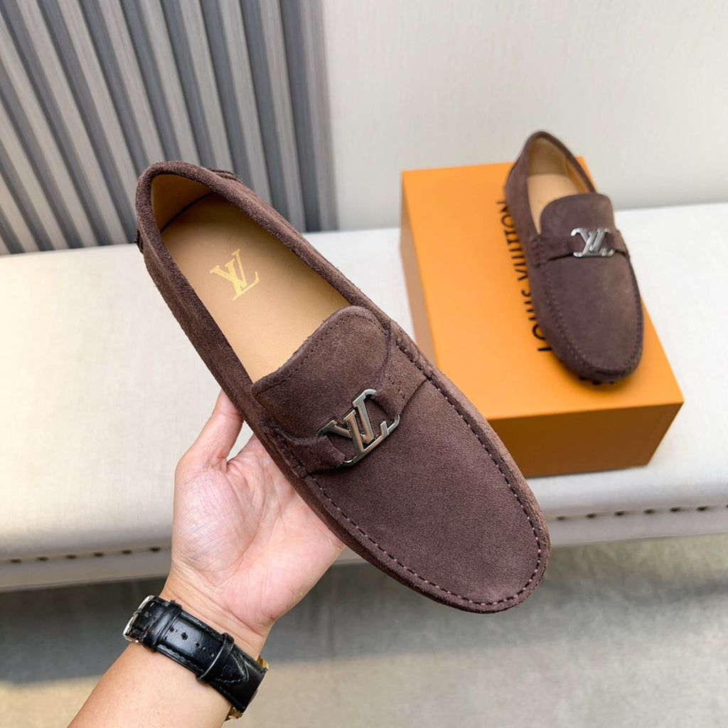 Louis Vuitton Pebbled Leather Driving Shoes