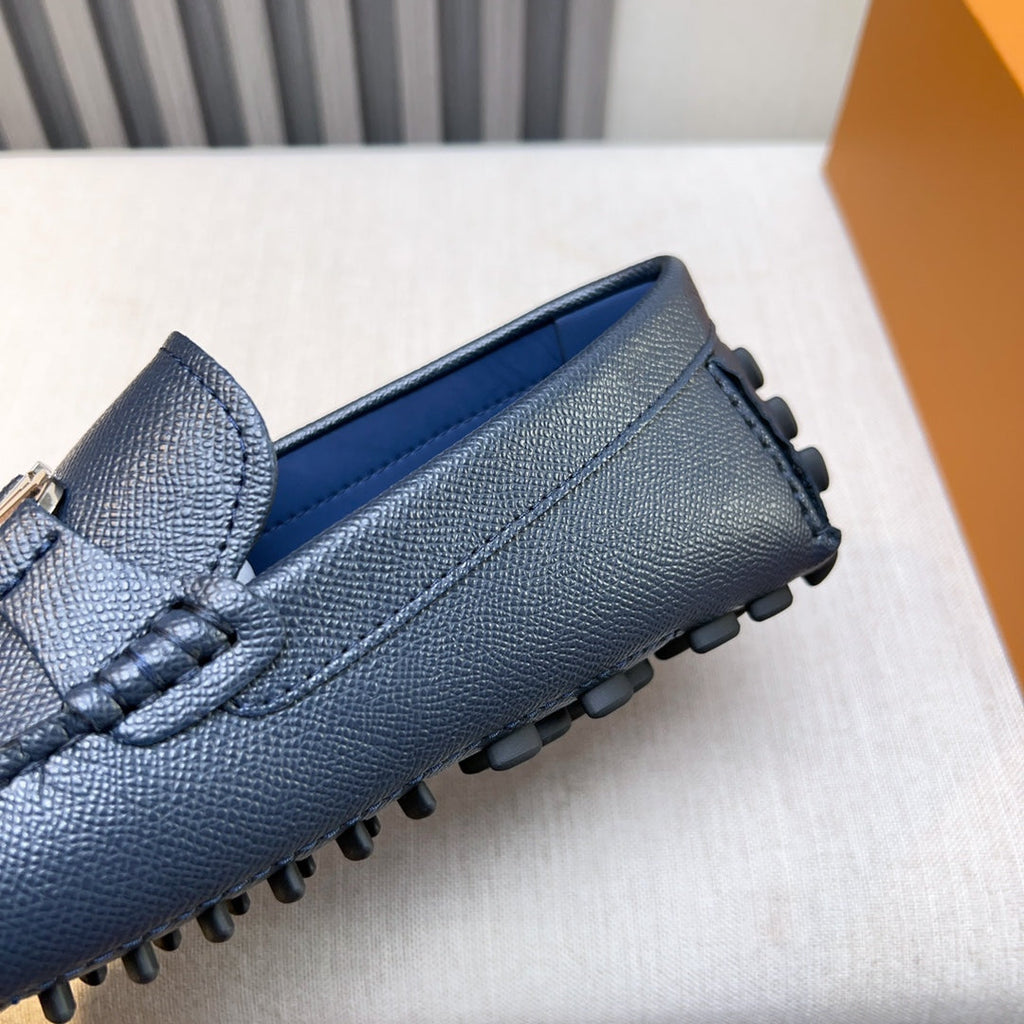 Louis Vuitton Pebbled Leather Driving Shoes