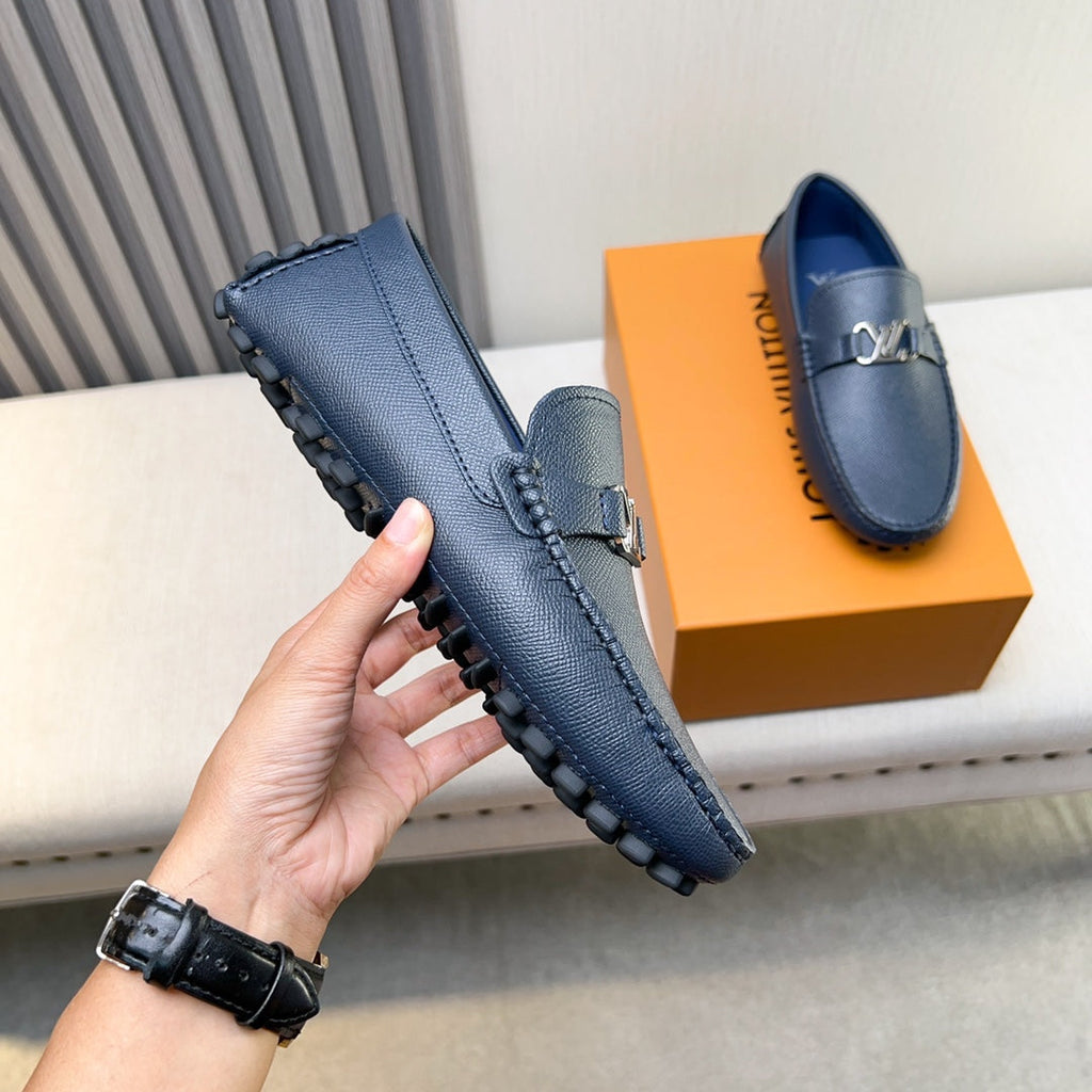 Louis Vuitton Pebbled Leather Driving Shoes