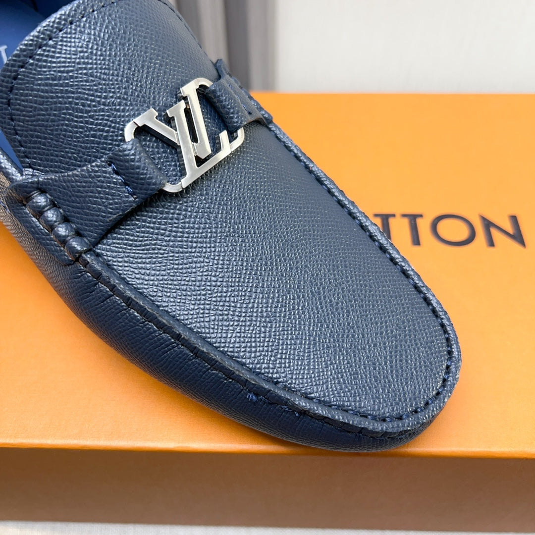Louis Vuitton Pebbled Leather Driving Shoes