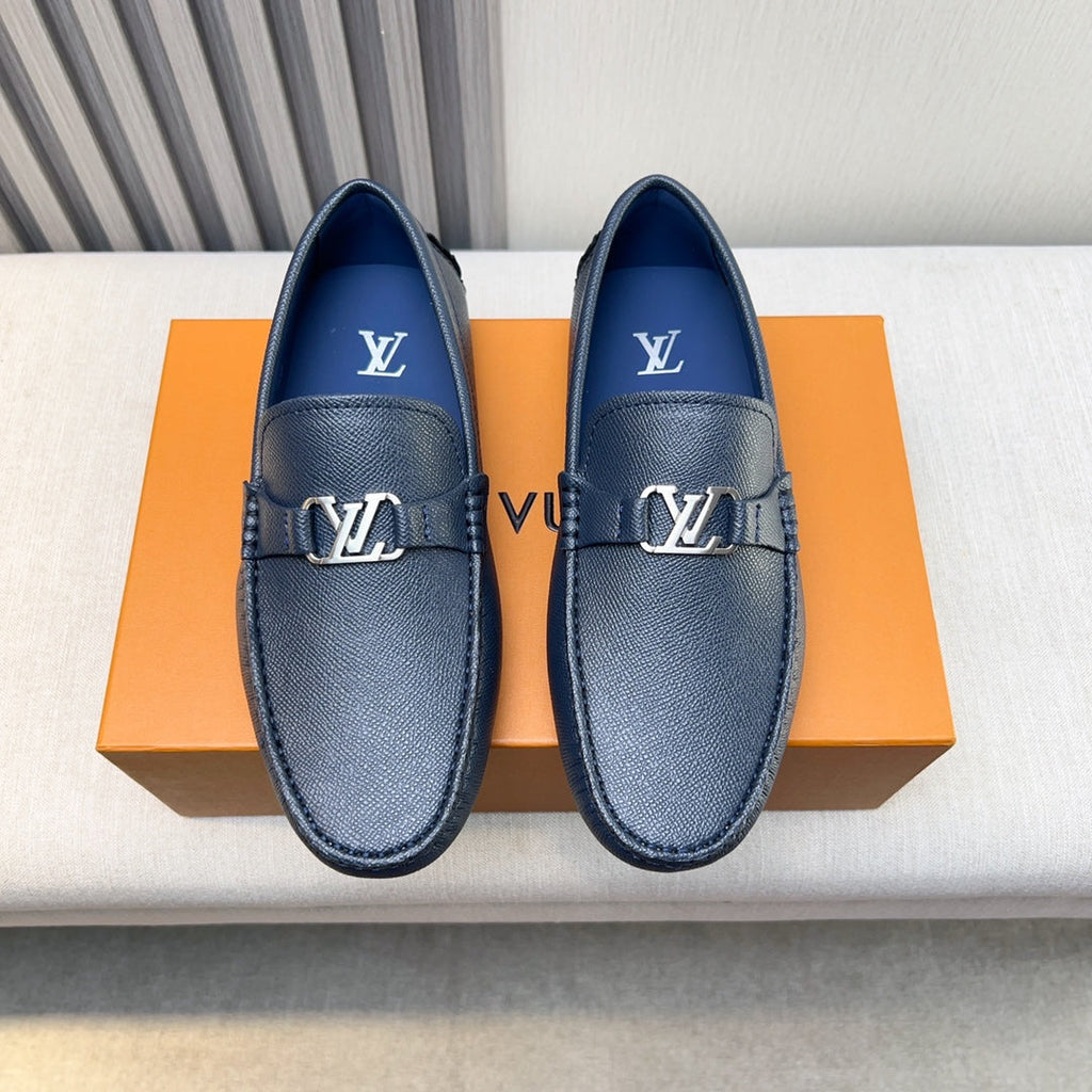 Louis Vuitton Pebbled Leather Driving Shoes