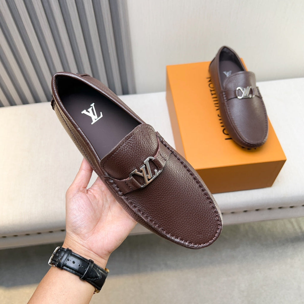 Louis Vuitton Pebbled Leather Driving Shoes