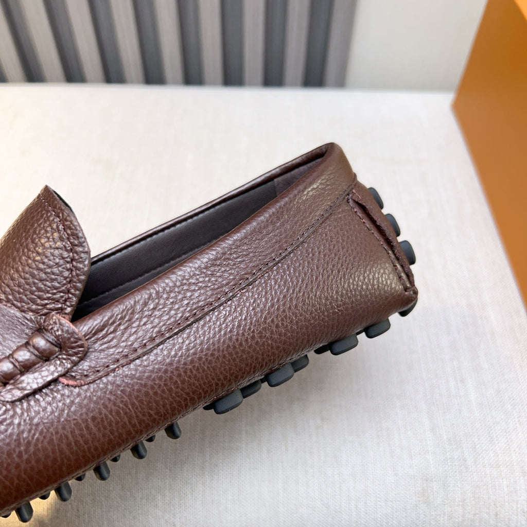 Louis Vuitton Pebbled Leather Driving Shoes