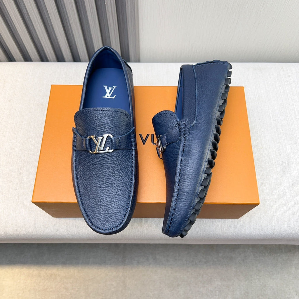 Louis Vuitton Pebbled Leather Driving Shoes
