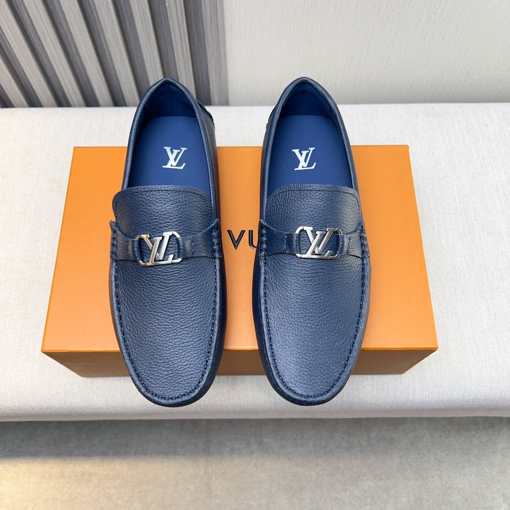 Louis Vuitton Pebbled Leather Driving Shoes