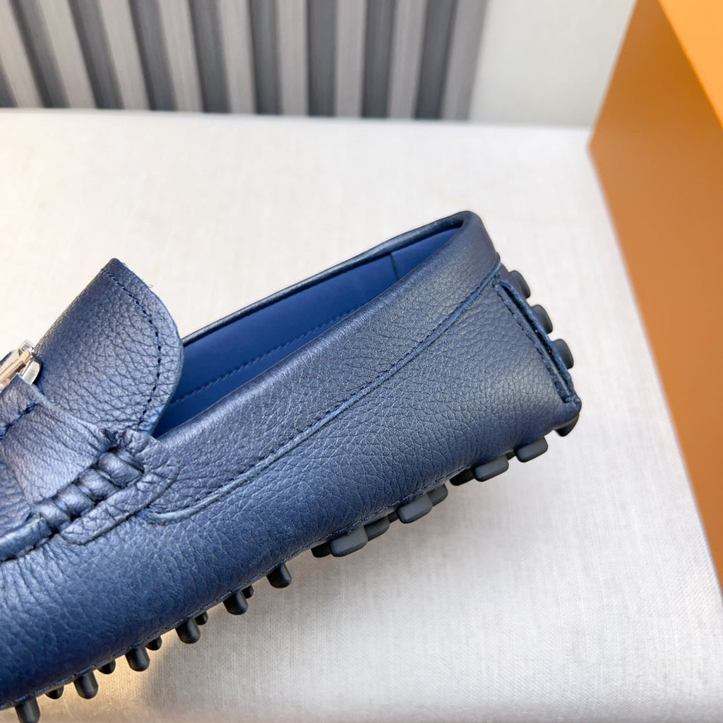 Louis Vuitton Pebbled Leather Driving Shoes