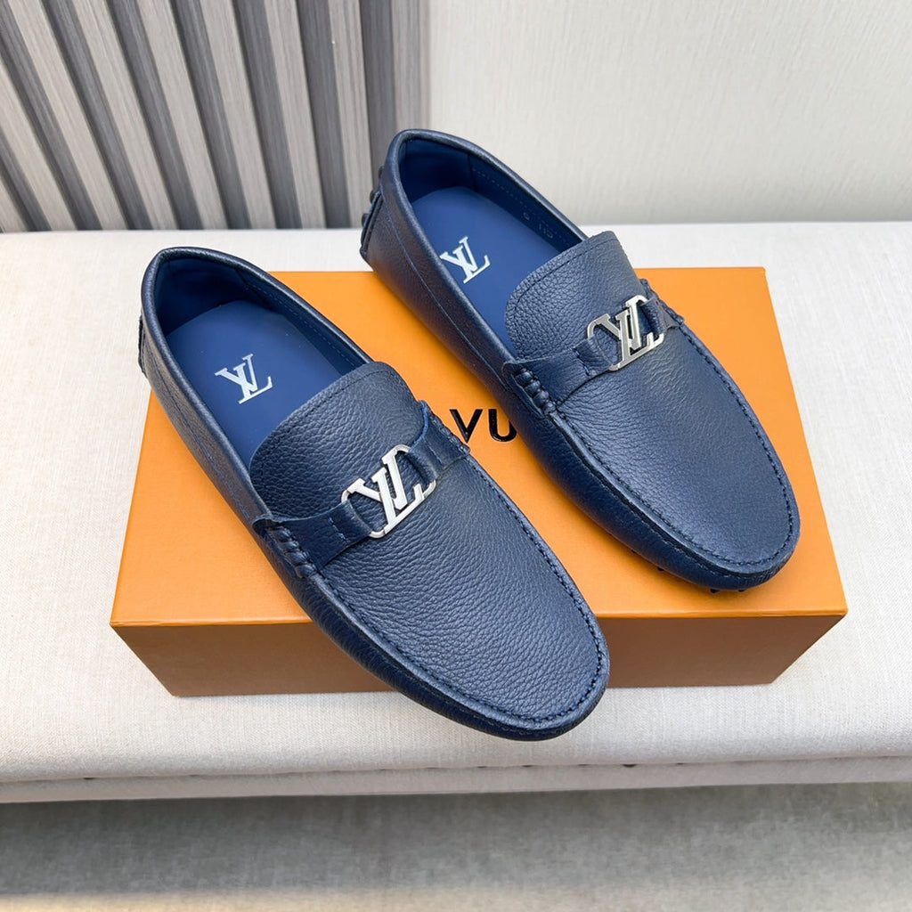 Louis Vuitton Pebbled Leather Driving Shoes