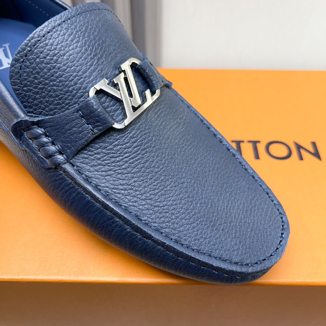 Louis Vuitton Pebbled Leather Driving Shoes