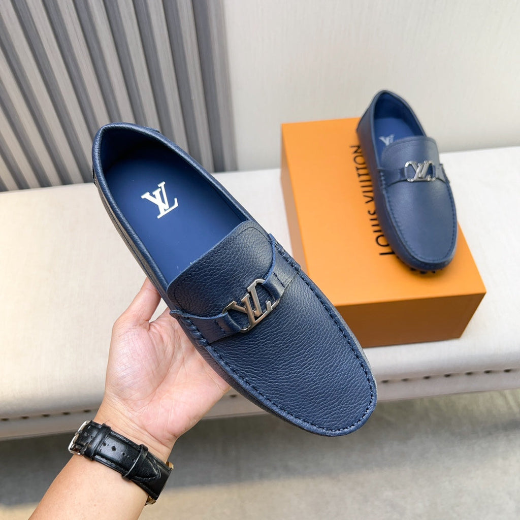 Louis Vuitton Pebbled Leather Driving Shoes