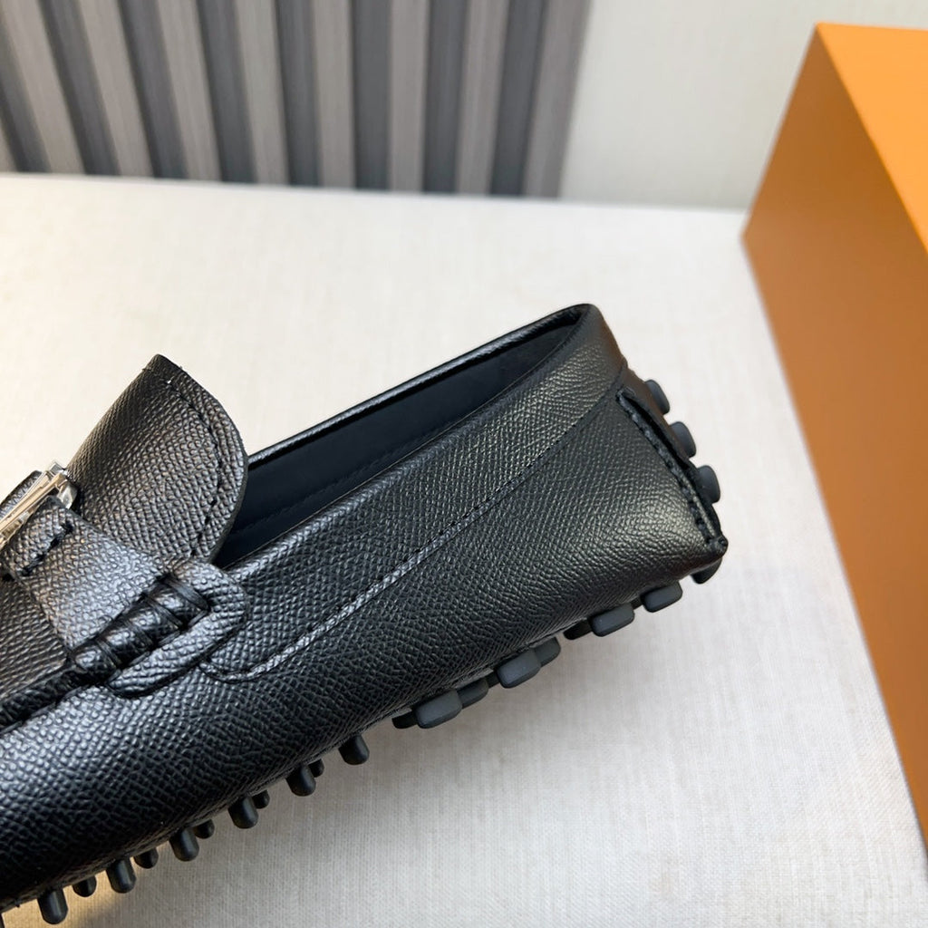 Louis Vuitton Pebbled Leather Driving Shoes