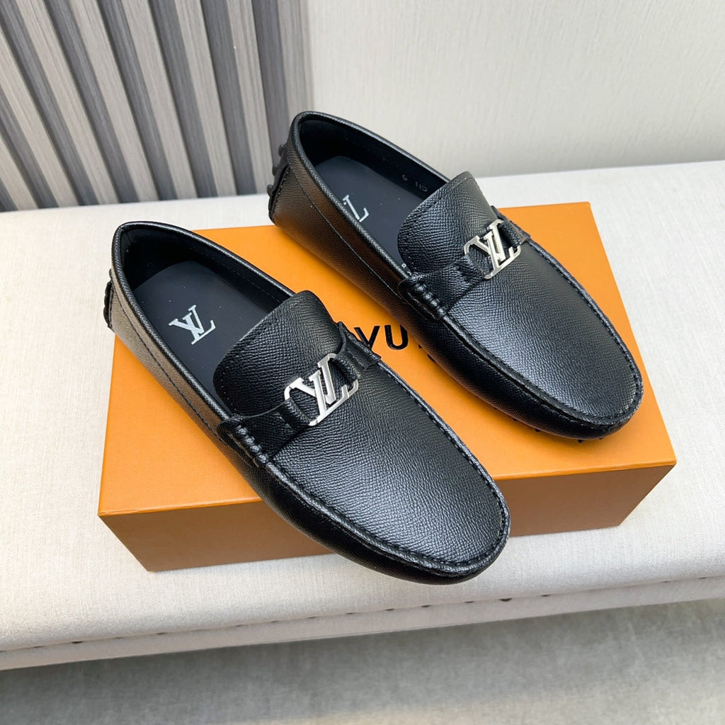 Louis Vuitton Pebbled Leather Driving Shoes